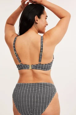 Mønstret bikini-BH
