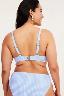 Mønstret bikini-BH