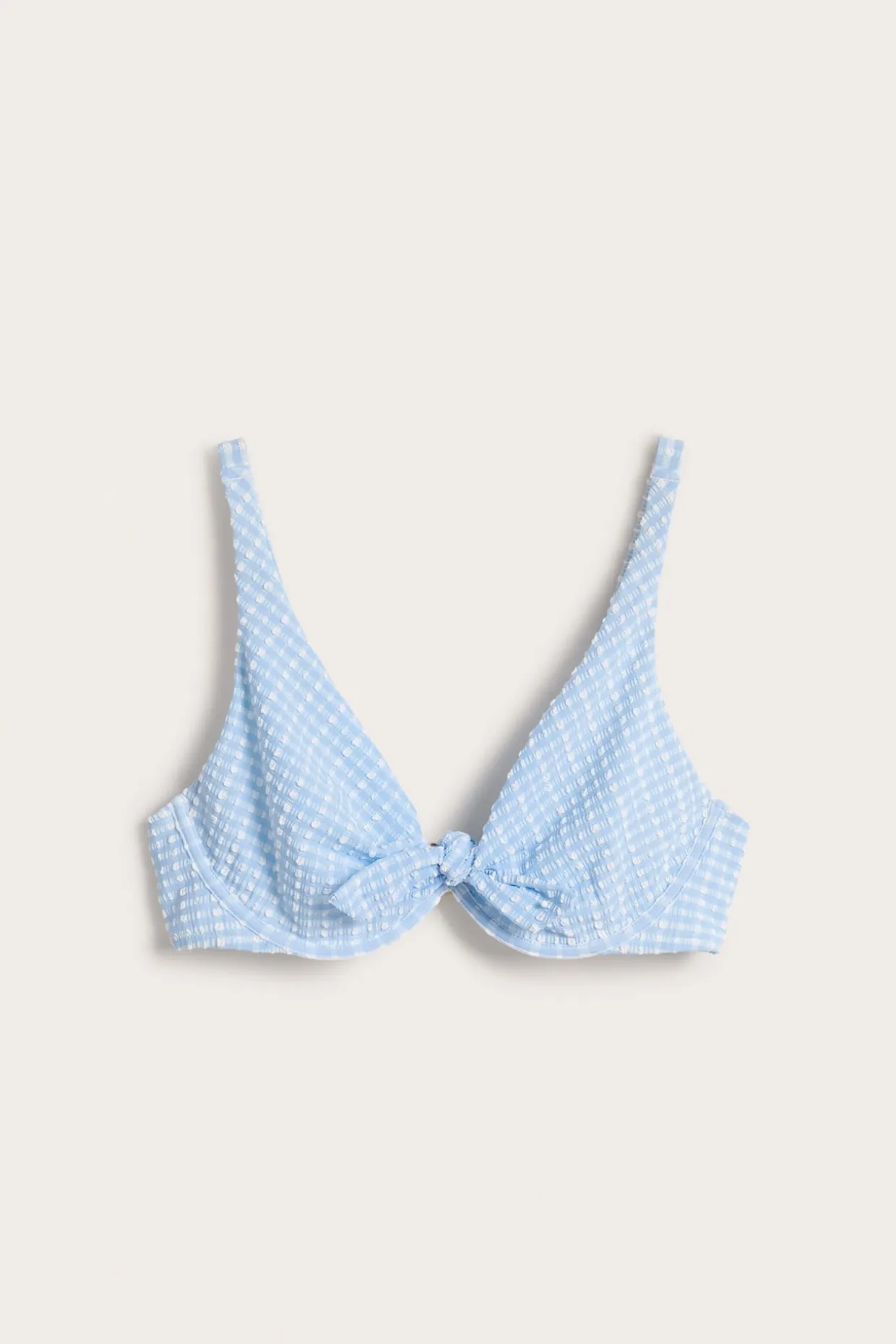 Mønstret bikini-BH