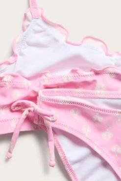 Mønstret halterneck-bikini