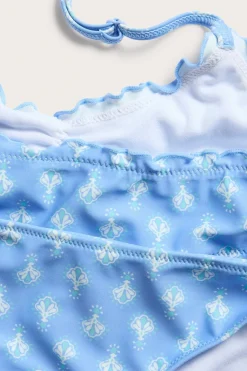 Mønstret halterneck-bikini