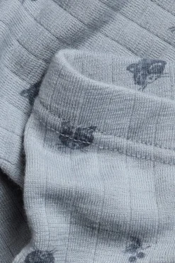Mønstret leggings i merinoull
