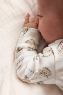 Mønstret omslagsbody baby