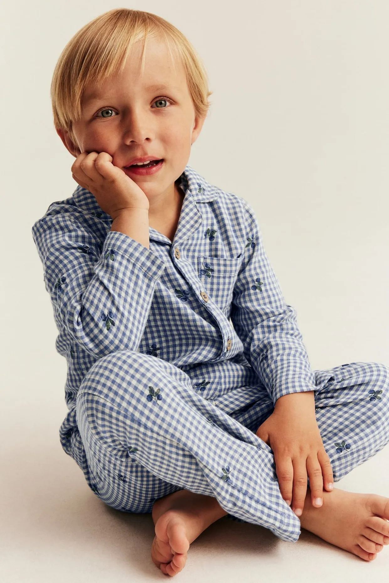 Mønstret pyjamas
