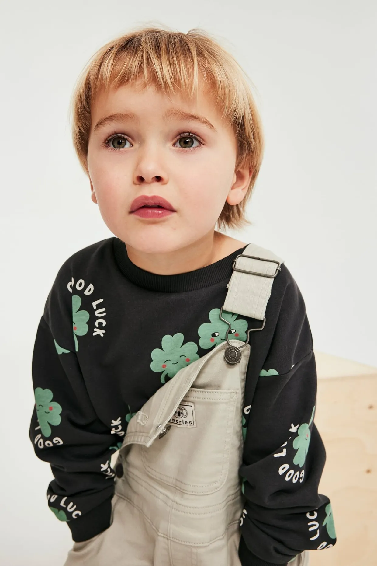 Mønstret sweatshirt