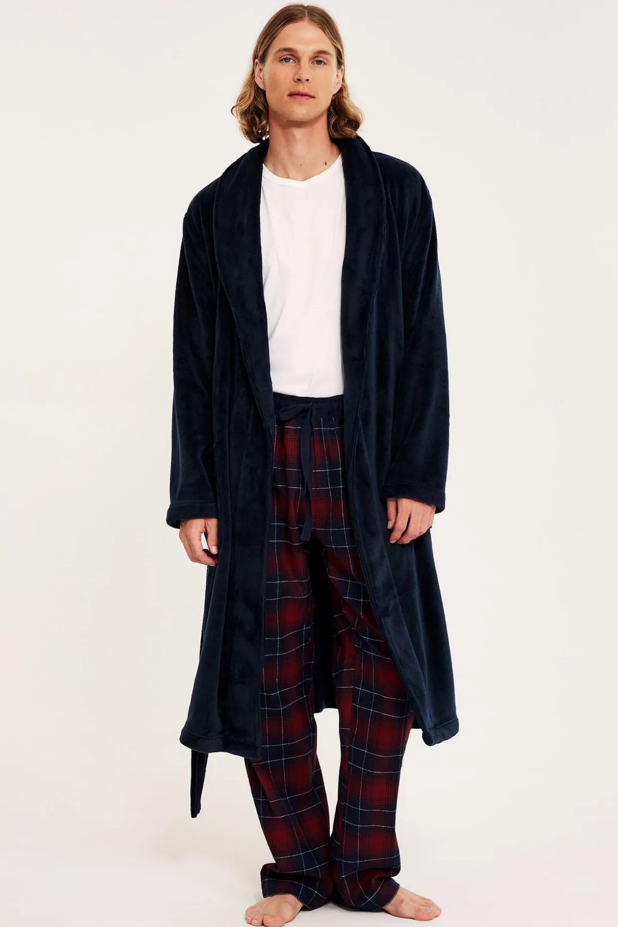 Morgenkåpe i fleece