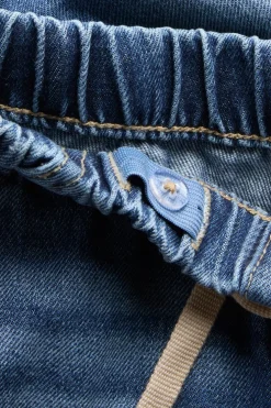 Myke jeansshorts i dra-på-modell