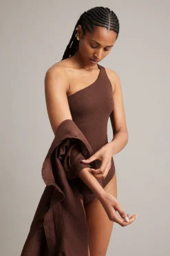 One shoulder-badedrakt