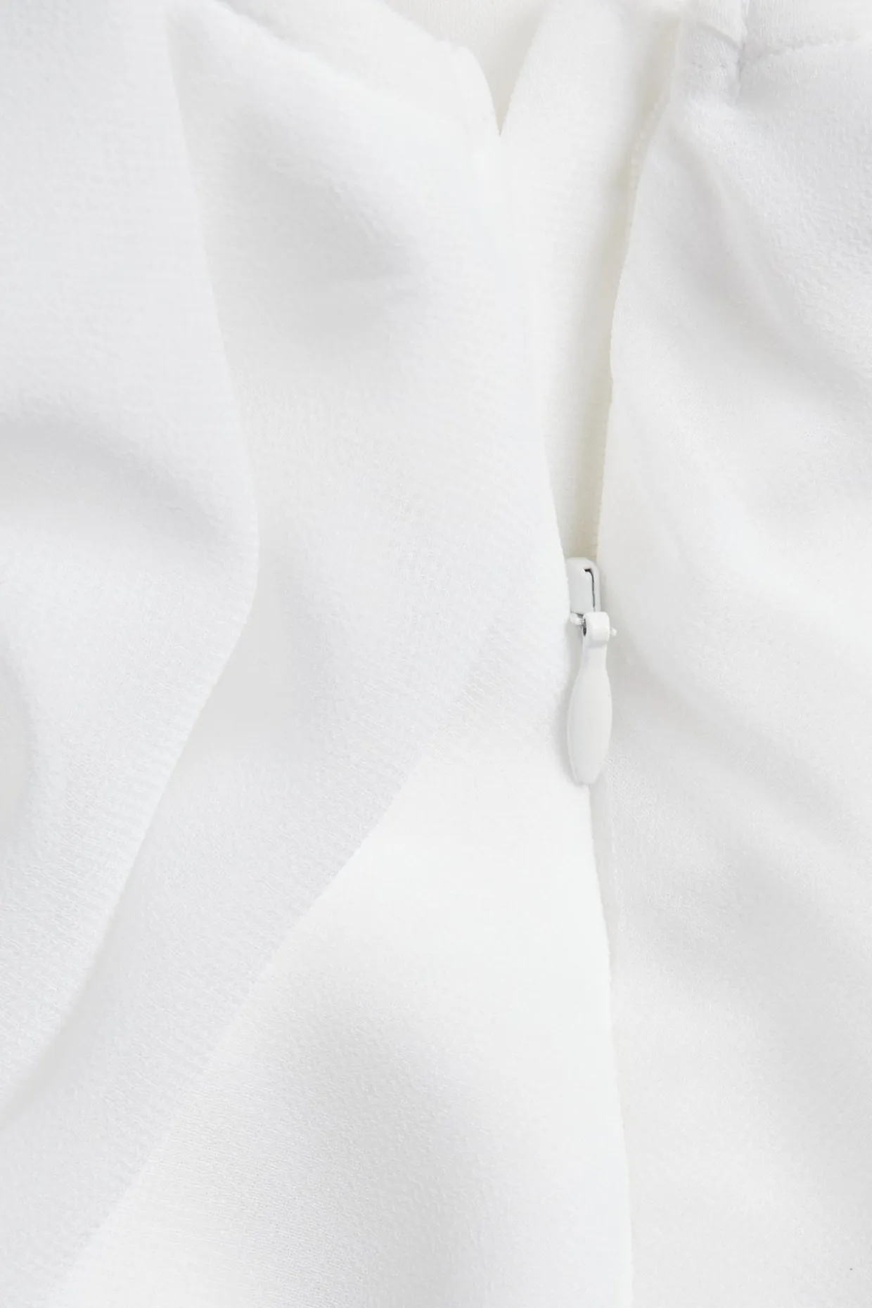 One shoulder-bluse med volanger