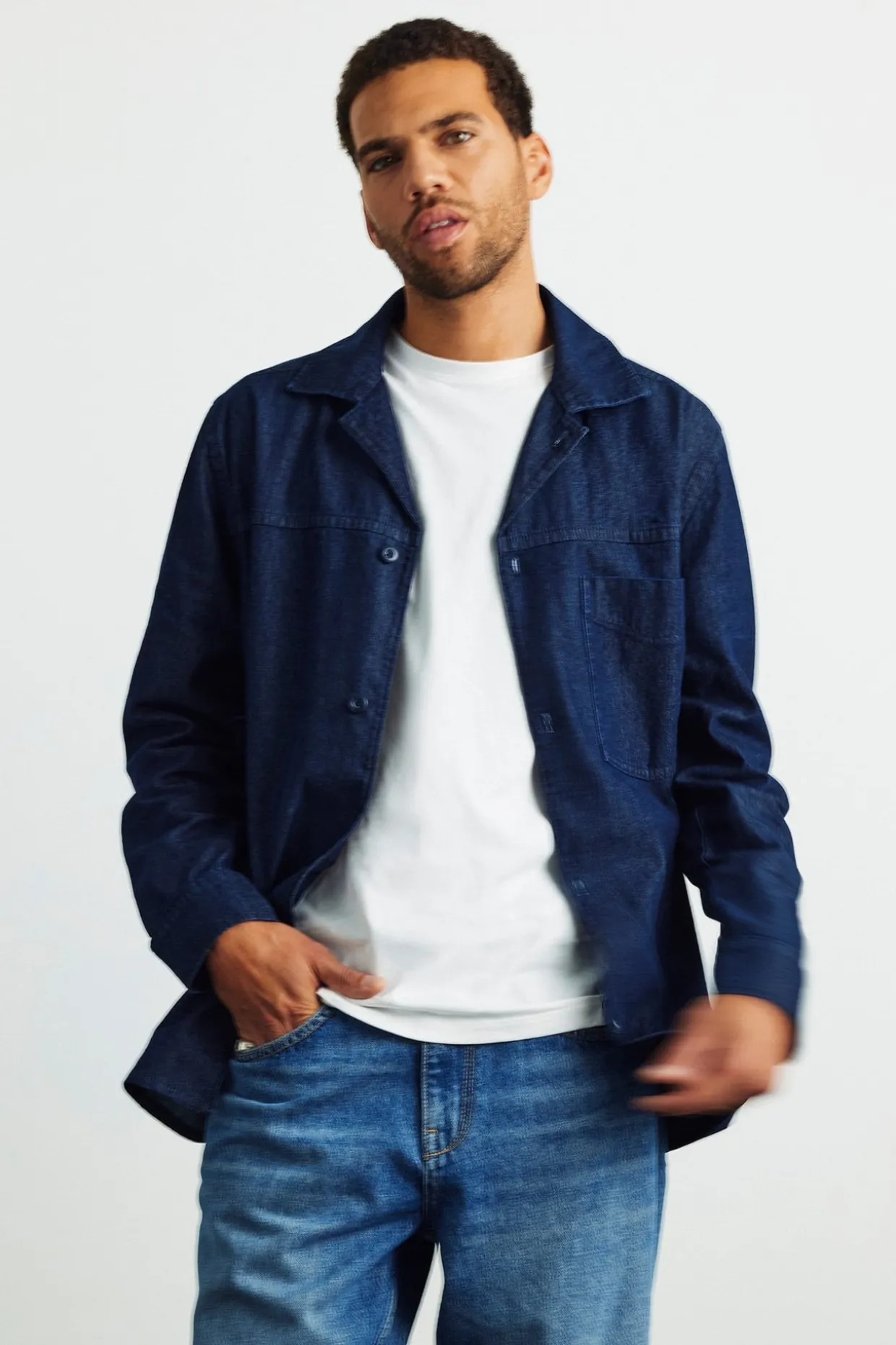 Overshirt i denim
