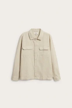 Overshirt i linblanding
