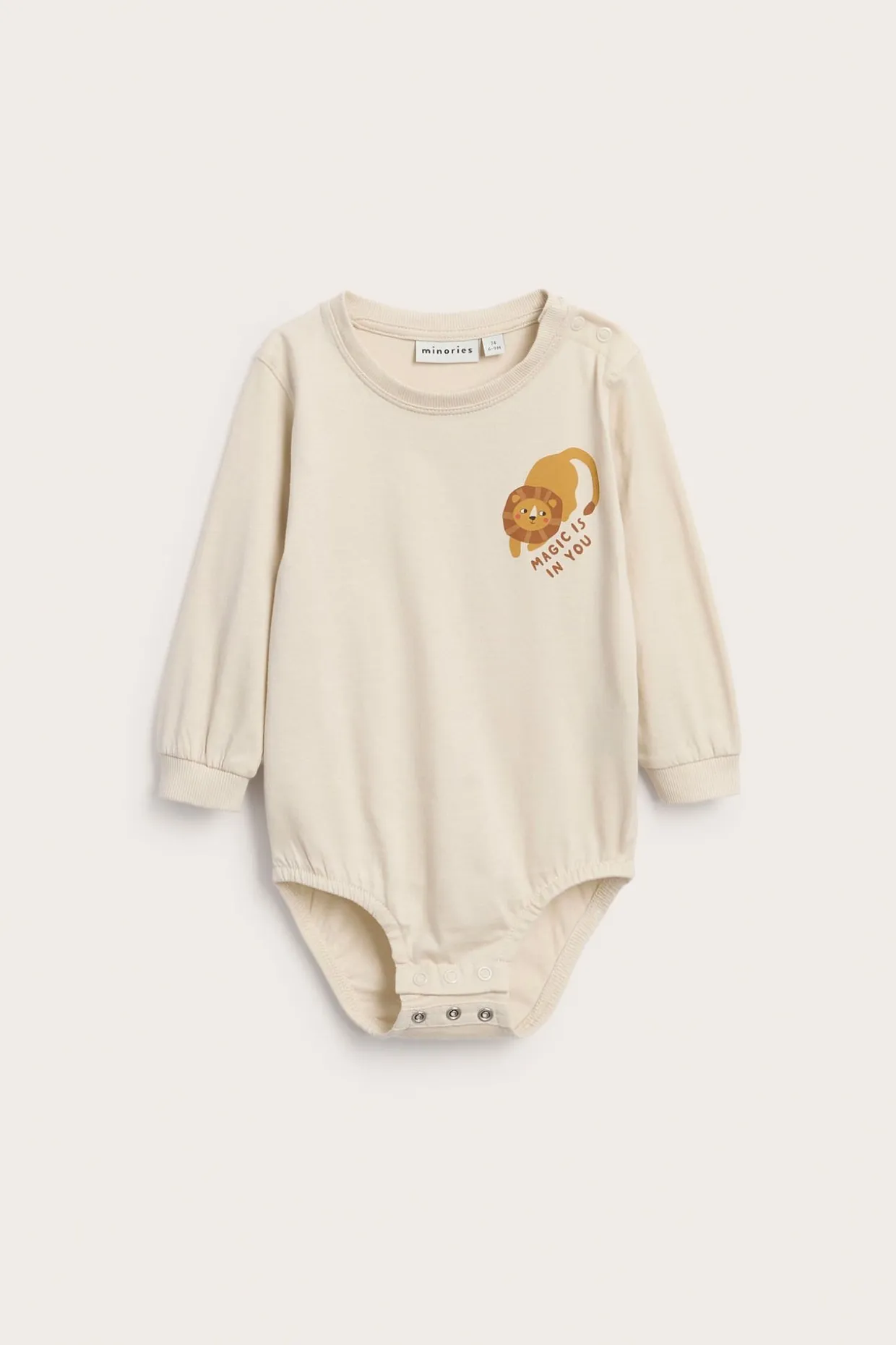 Oversized body med løvemotiv