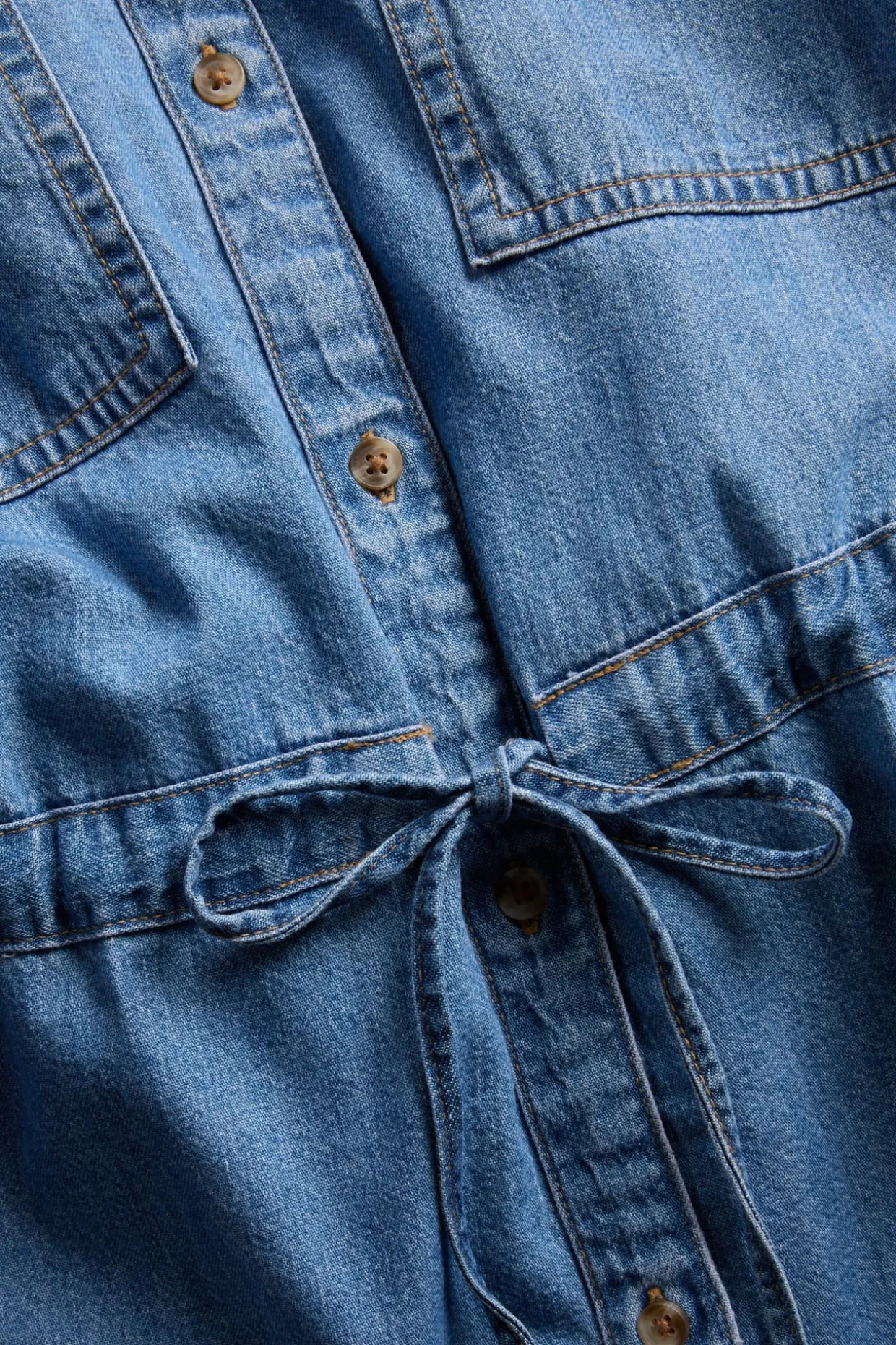 Oversized jeansskjorte