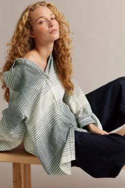 Oversized linskjorte