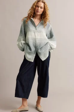 Oversized linskjorte