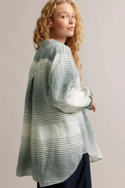 Oversized linskjorte