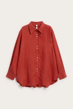 Oversized linskjorte