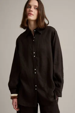 Oversized linskjorte