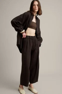 Oversized linskjorte