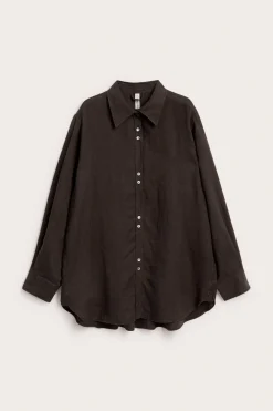 Oversized linskjorte