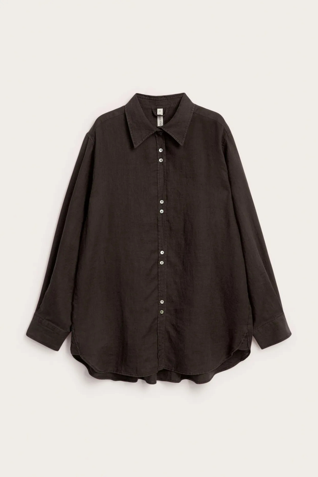 Oversized linskjorte