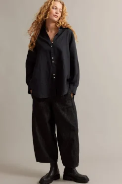 Oversized linskjorte