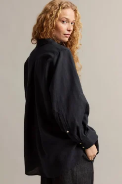 Oversized linskjorte