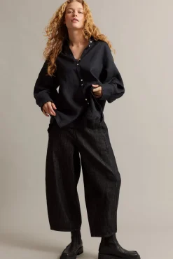 Oversized linskjorte