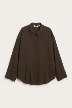 Oversized linskjorte