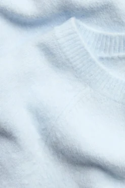 Oversized strikket t-skjorte