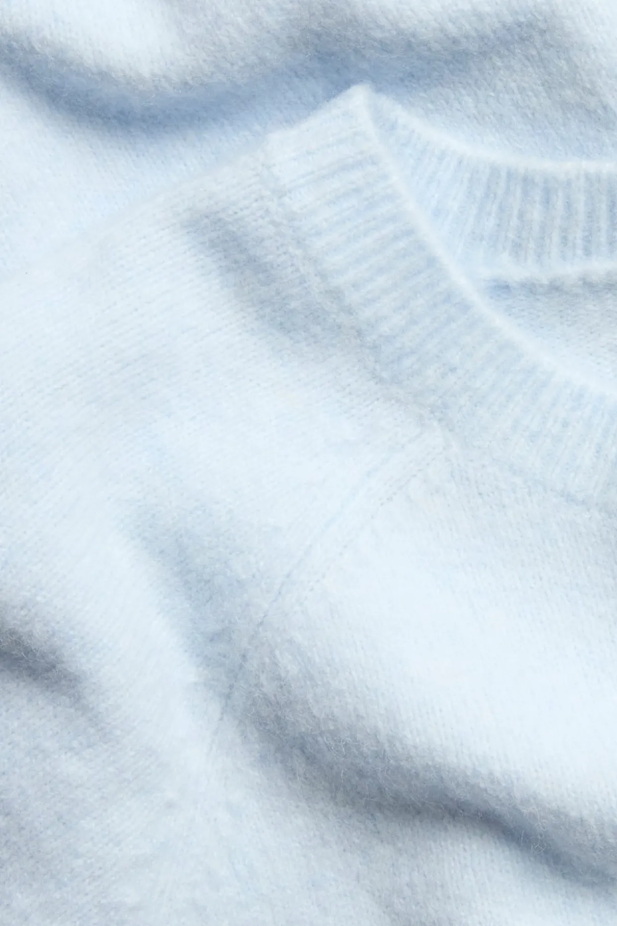 Oversized strikket t-skjorte