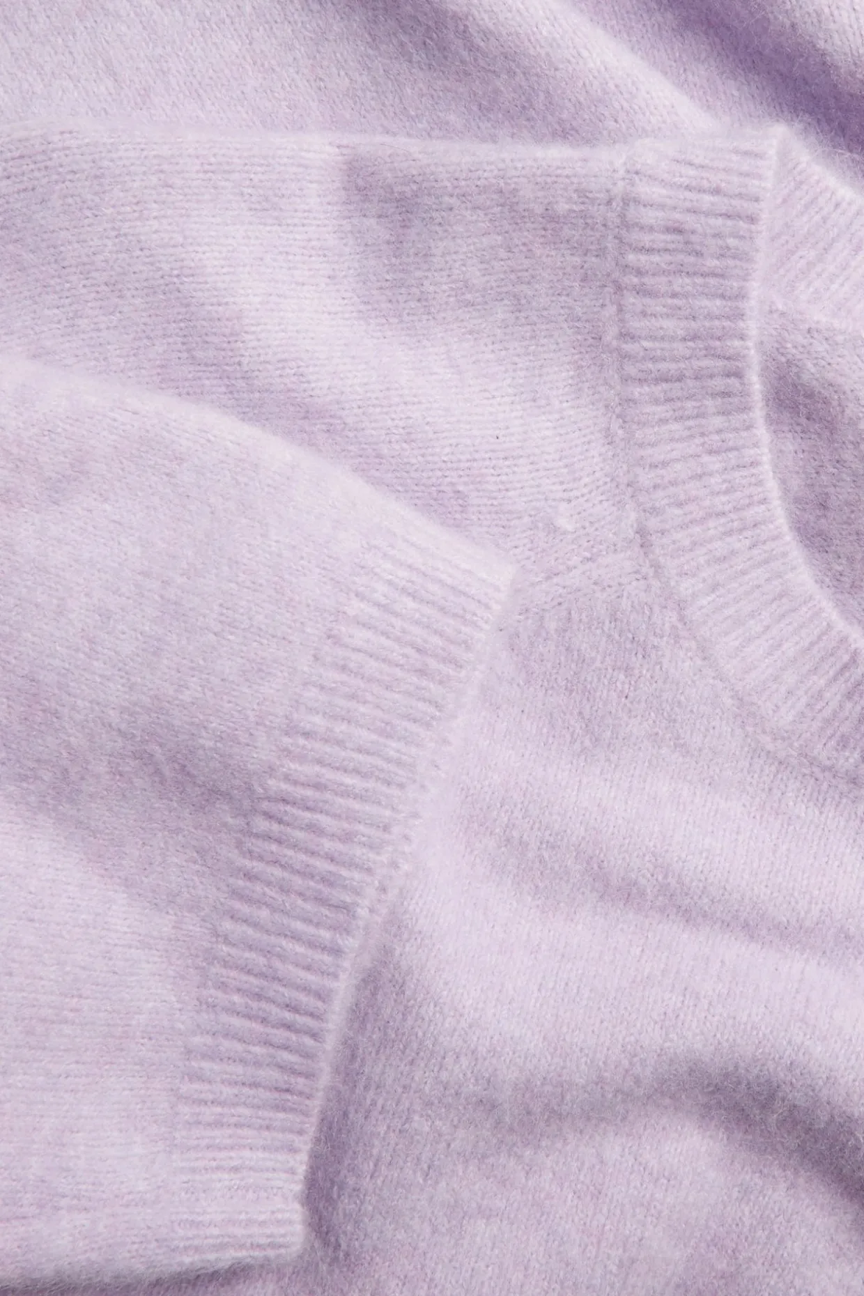 Oversized strikket t-skjorte