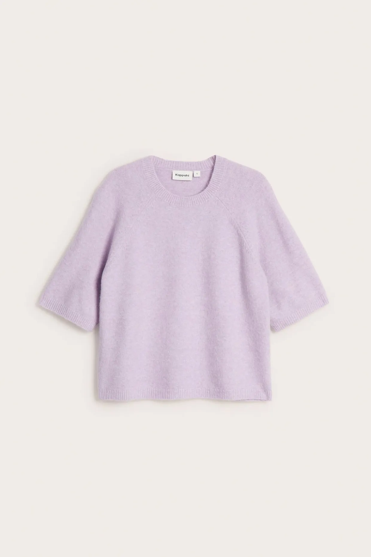 Oversized strikket t-skjorte