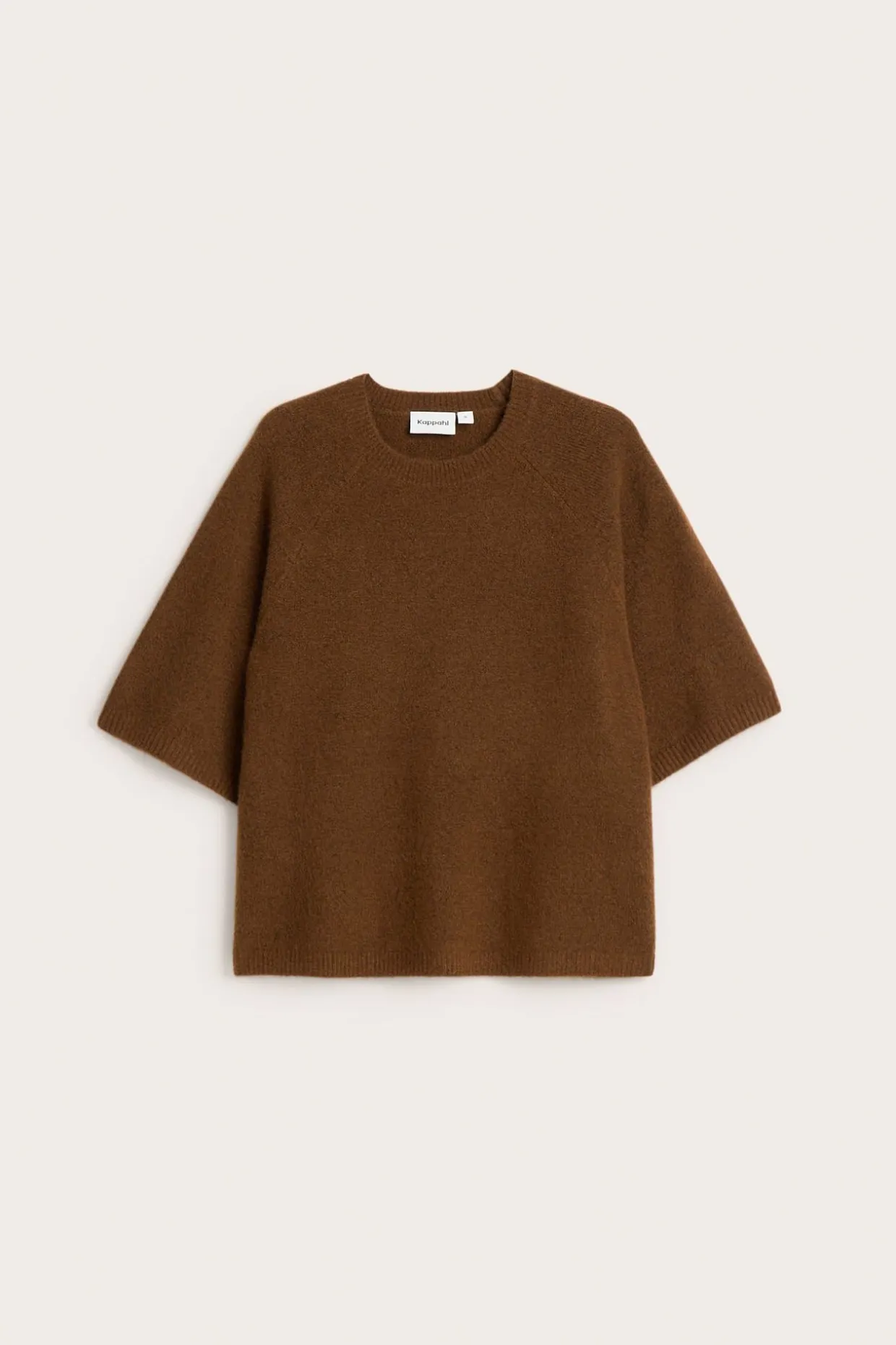 Oversized strikket t-skjorte