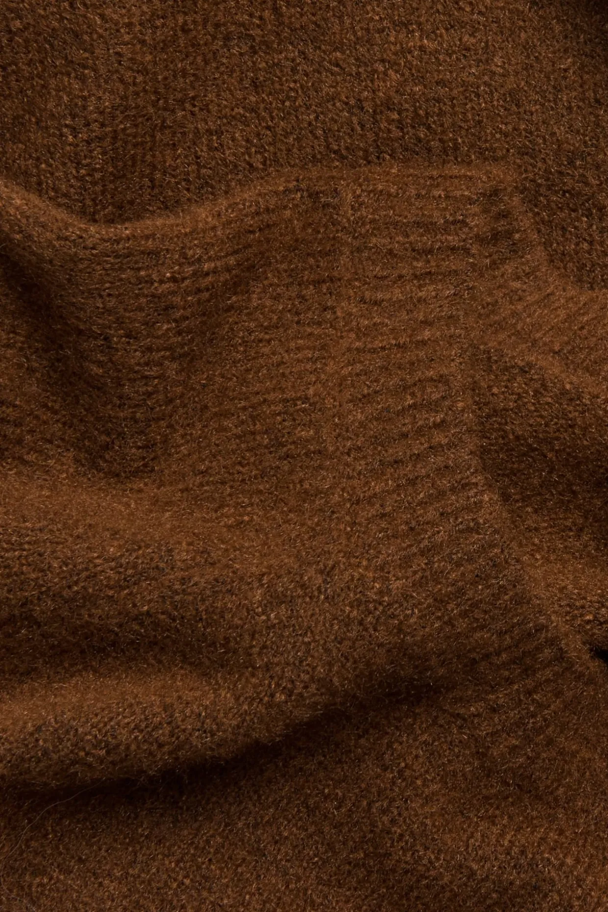 Oversized strikket t-skjorte