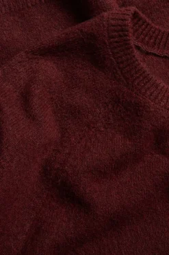 Oversized strikket t-skjorte