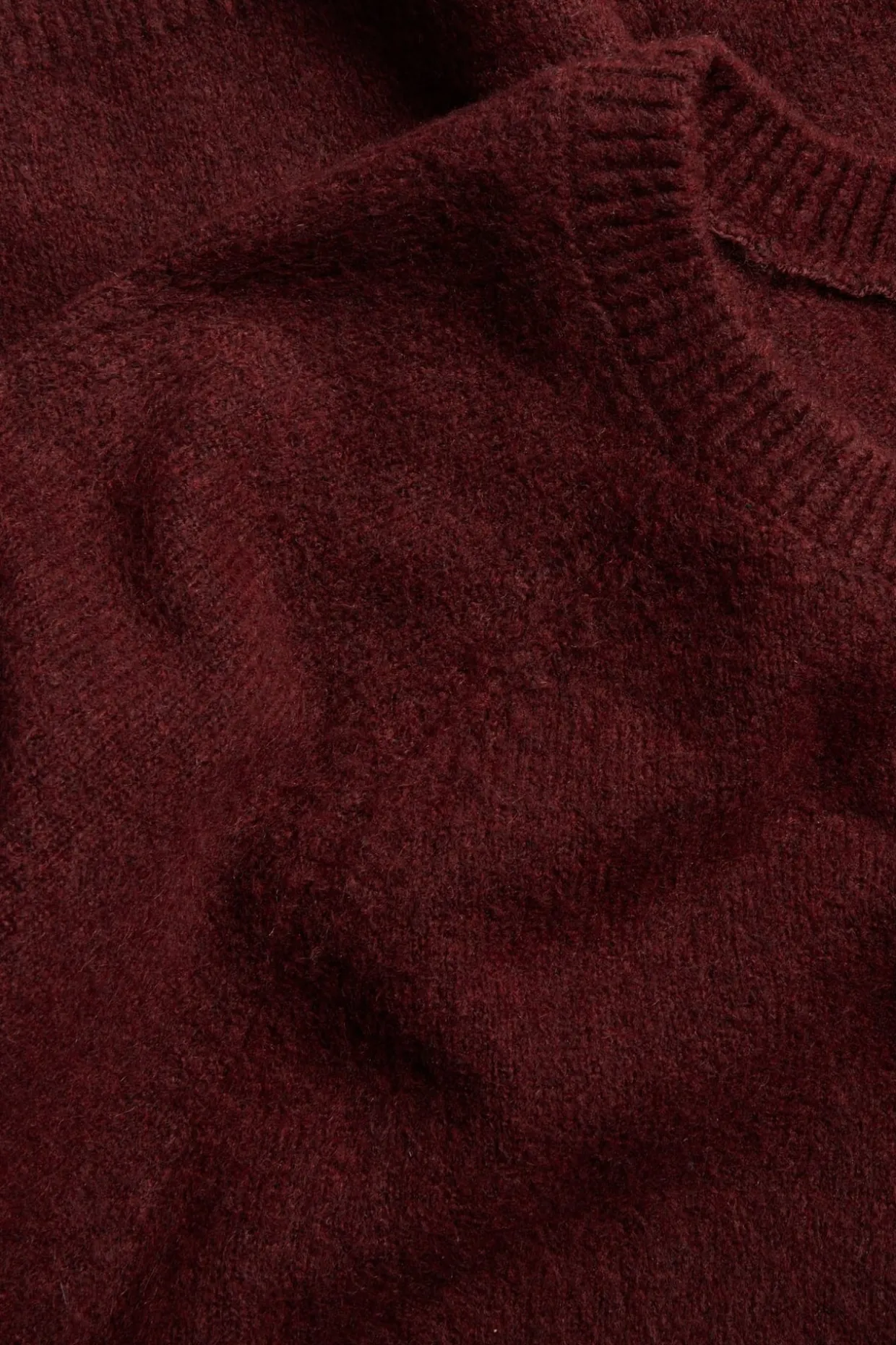 Oversized strikket t-skjorte