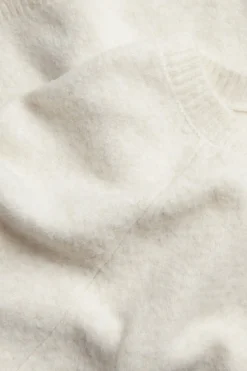 Oversized strikket t-skjorte