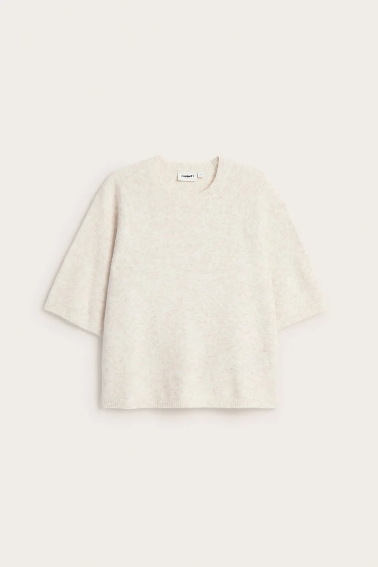 Oversized strikket t-skjorte