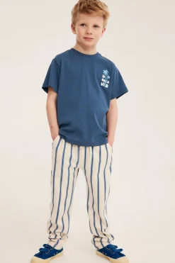 Oversized T-skjorte med teksttrykk