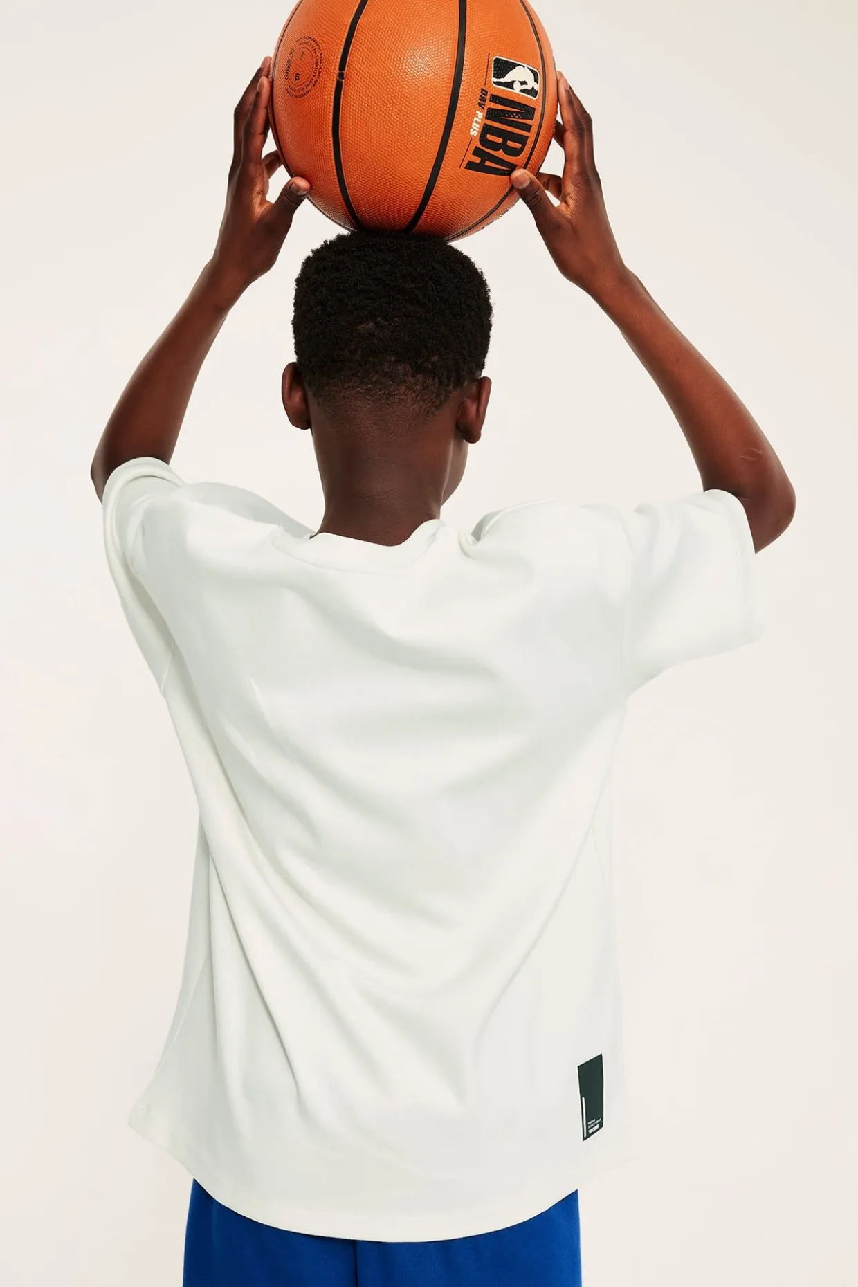 Oversized t-skjorte med trykk