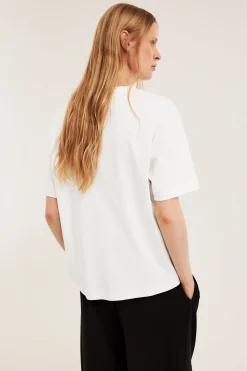 Oversize T-skjorte i bomull