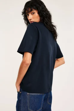 Oversize T-skjorte i bomull