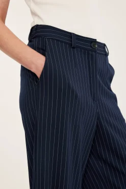 Pinstripete dressbukser