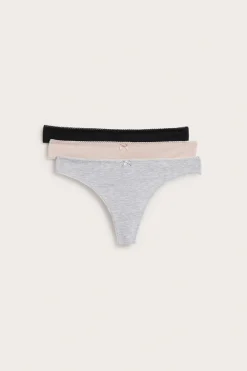 3-pk. bomullstruser