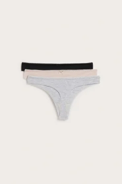 3-pk. bomullstruser