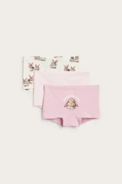 3-pk. boxer med kaniner