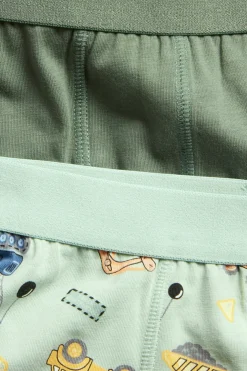 2-pk. boxershorts med anleggsmaskiner