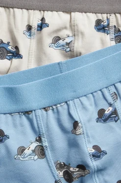 2-pk. boxershorts med racerbiler