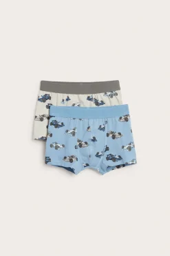 2-pk. boxershorts med racerbiler